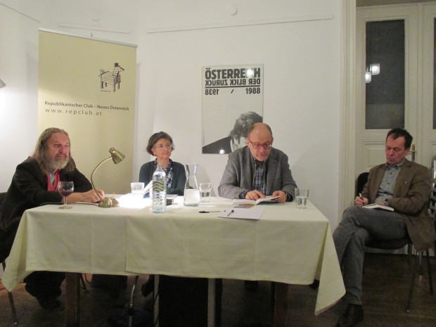 Manfred Chobot, Beatrice Simonsen, Cornelius Hell, Martin Kubaczek im RC